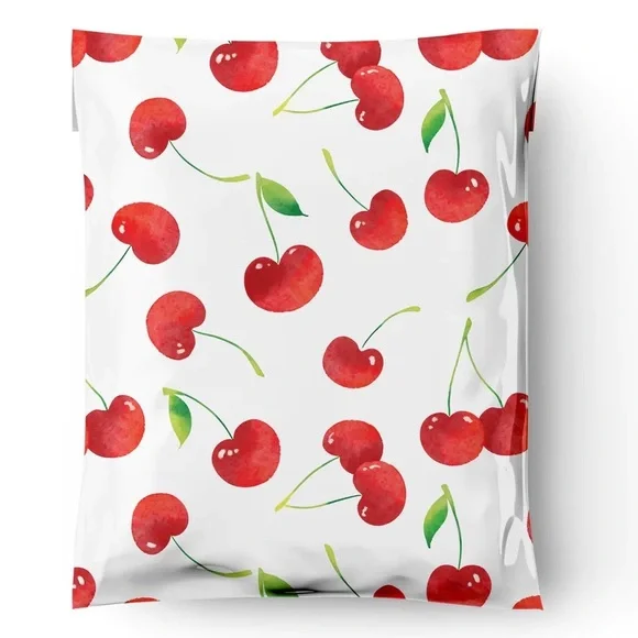 Cherries 🍒 Poly Mailers 10x13 Pack of 25 - Picture 3 of 7